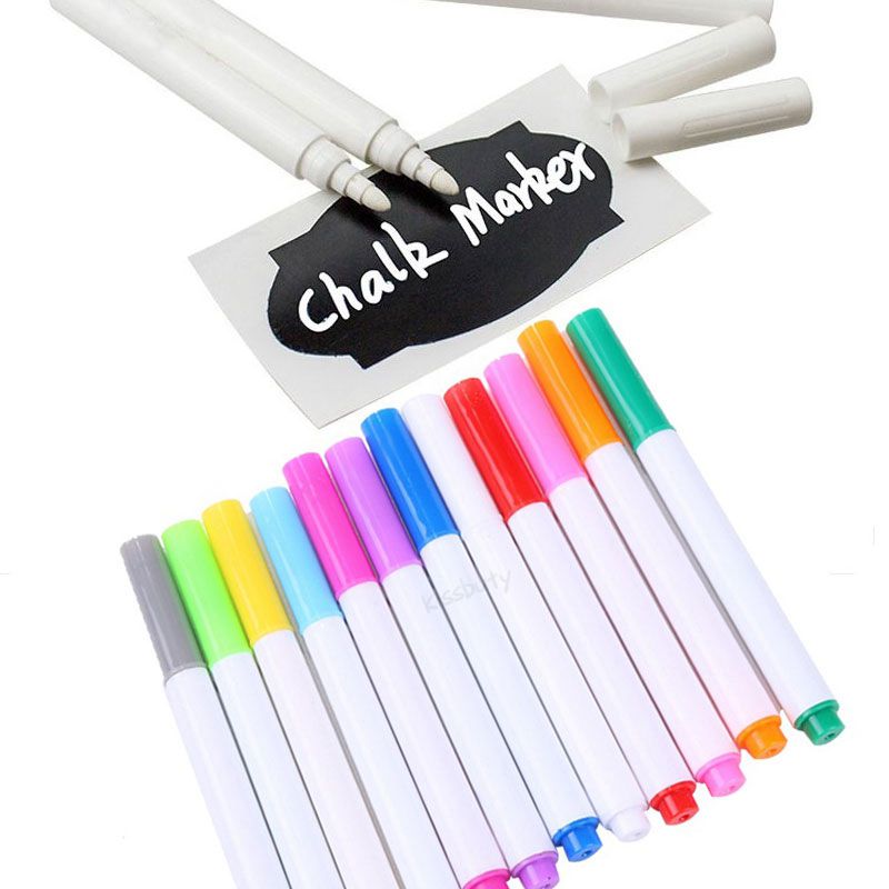 Correction Fluid White - White Liquid Chalk Erasable Pen 1/4/7/12Pcs/Set