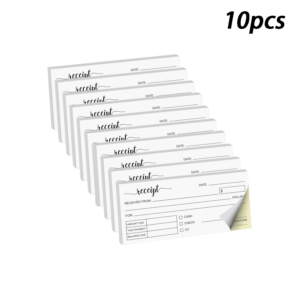 Carbon Copy Book - 10 books, 150 copies in total,