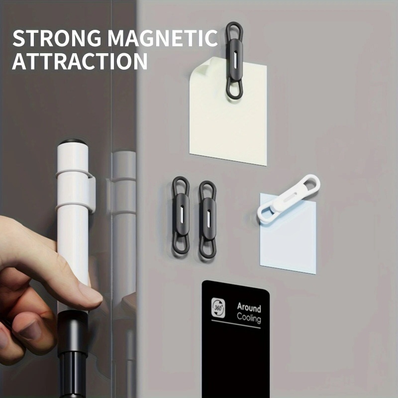 Whiteboard Marker Set - 2-6pcs Magnetic Pen Pencil Holder Silicone