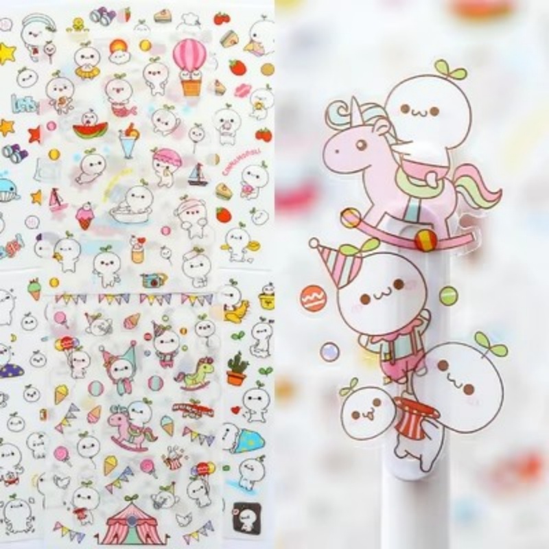 Total Stationery & Office Supply - 6 Sheets/Pack Cartoon Cat and Paper