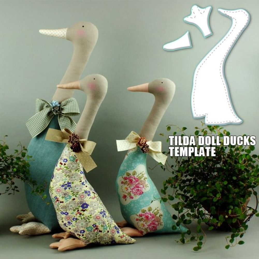 Ruler Set Transparent - Transparent Doll Ducks Decor Template Set