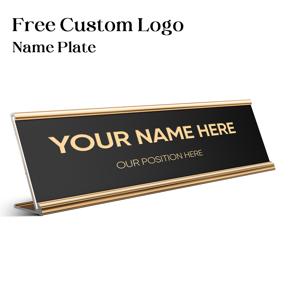 Desk Name Plate - Free Personalized Custom Office Name Plates