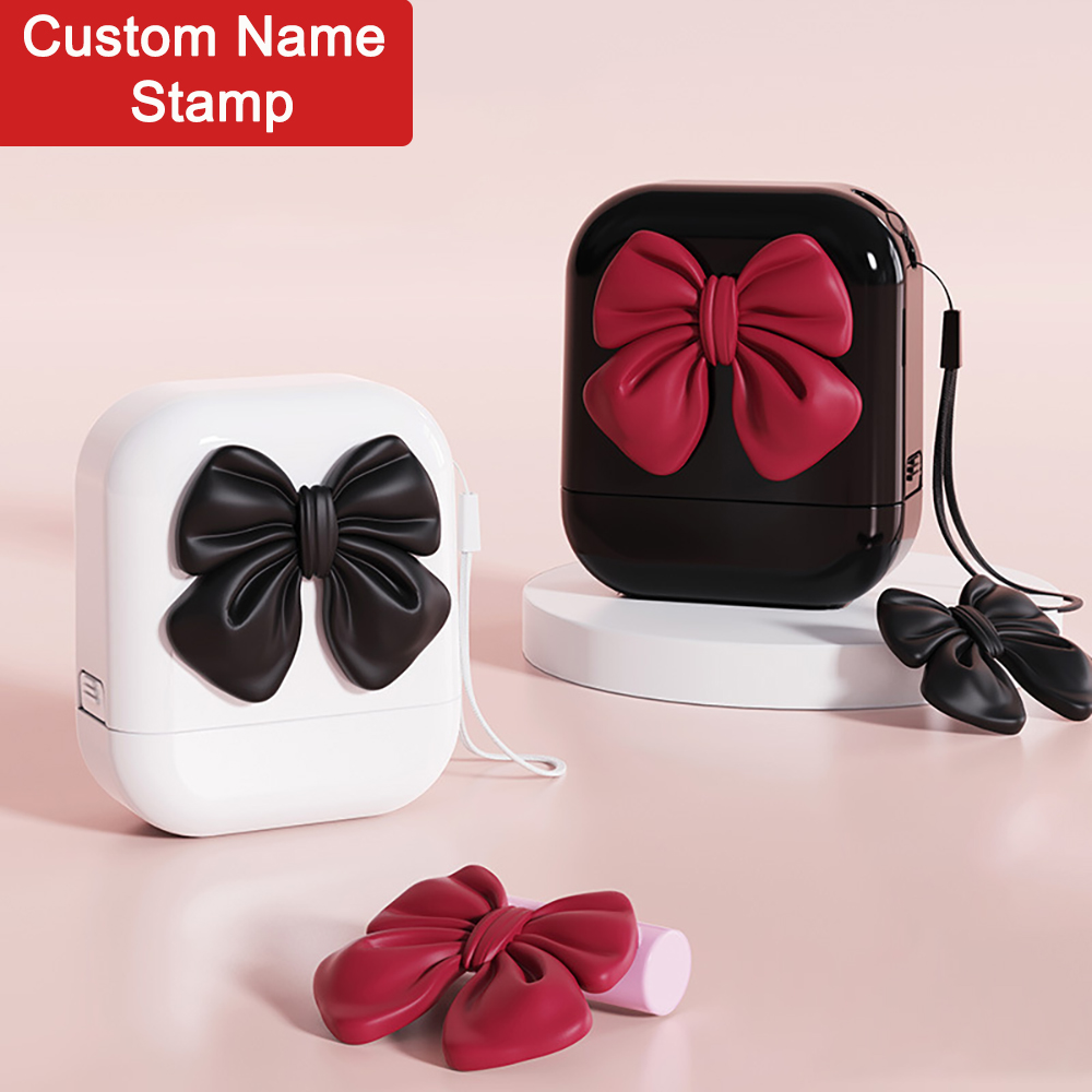 Self Inking Stamp - Personalized Custom Kids Name Stamp Cute