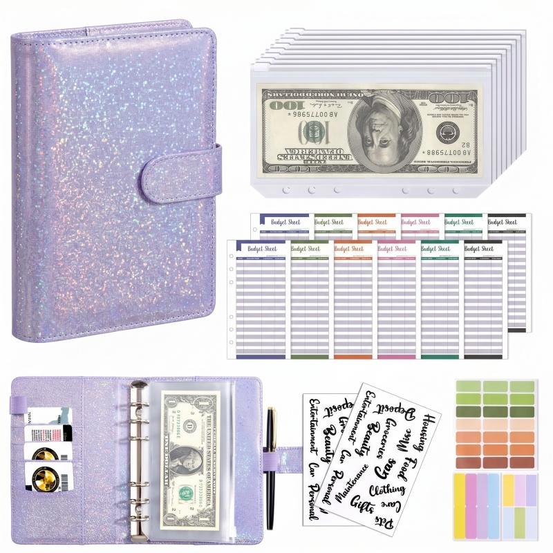 Planner Weekly Budget - A6 PU Leather Budget Binder Cash