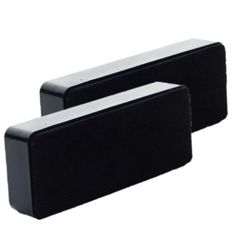 Whiteboard Marker Set - 2pcs/set Black Magnetic Attaching Soft Eraser,