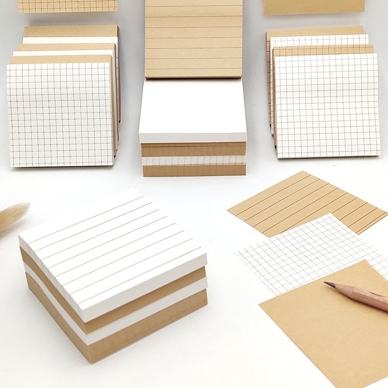Office Stationery Supply List - 80 Sheets Memo Pad Sticky Notes