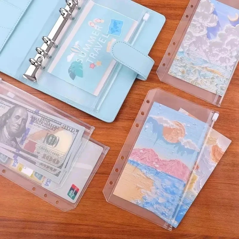 Planner Weekly Budget - 6/12/18pcs A6 A7 6-Hole Zipper Binder