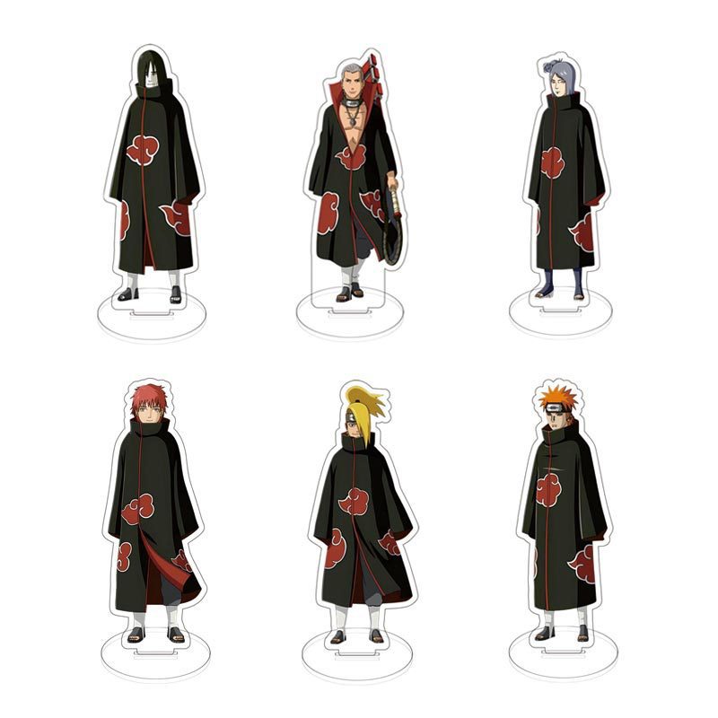 Desk Name Plate - Naruto Cartoon Acrylic Nameplate Akatsuki Figure