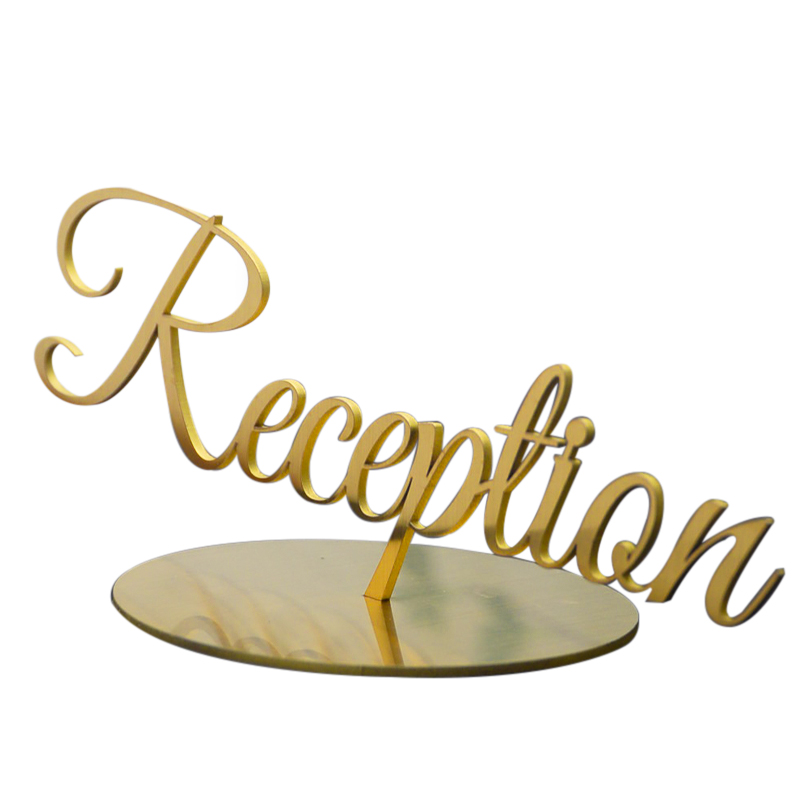 Desk Name Plate - Desktop 3D Lettering Logo Stand-up Customized
