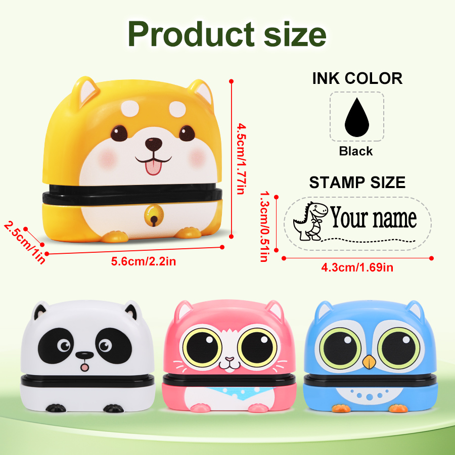 Custom Cute Name Stamp - Reusa - Self Inking Stamp review and price