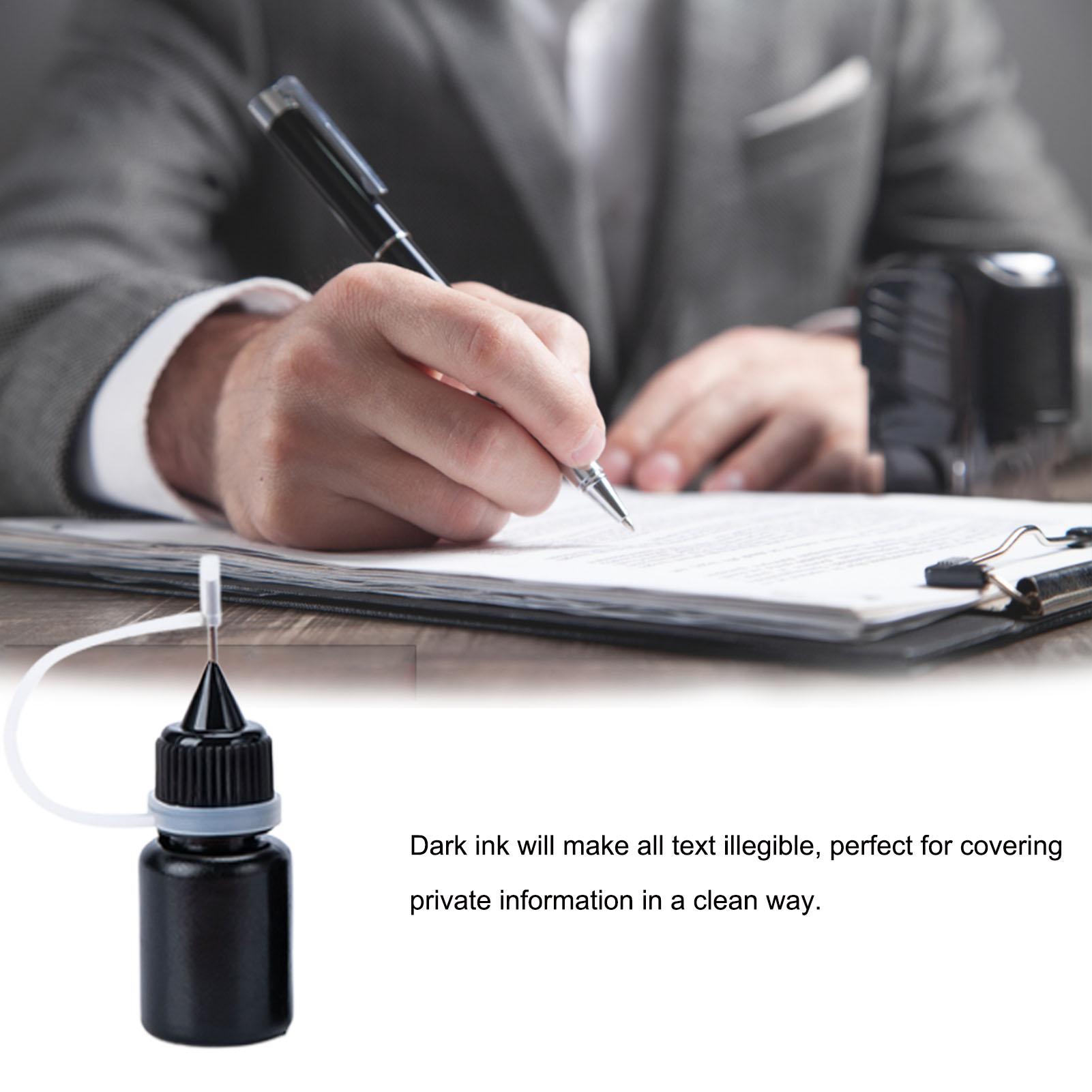 5ml Black Ink Oil Refills For  - Self Inking Stamp review and price