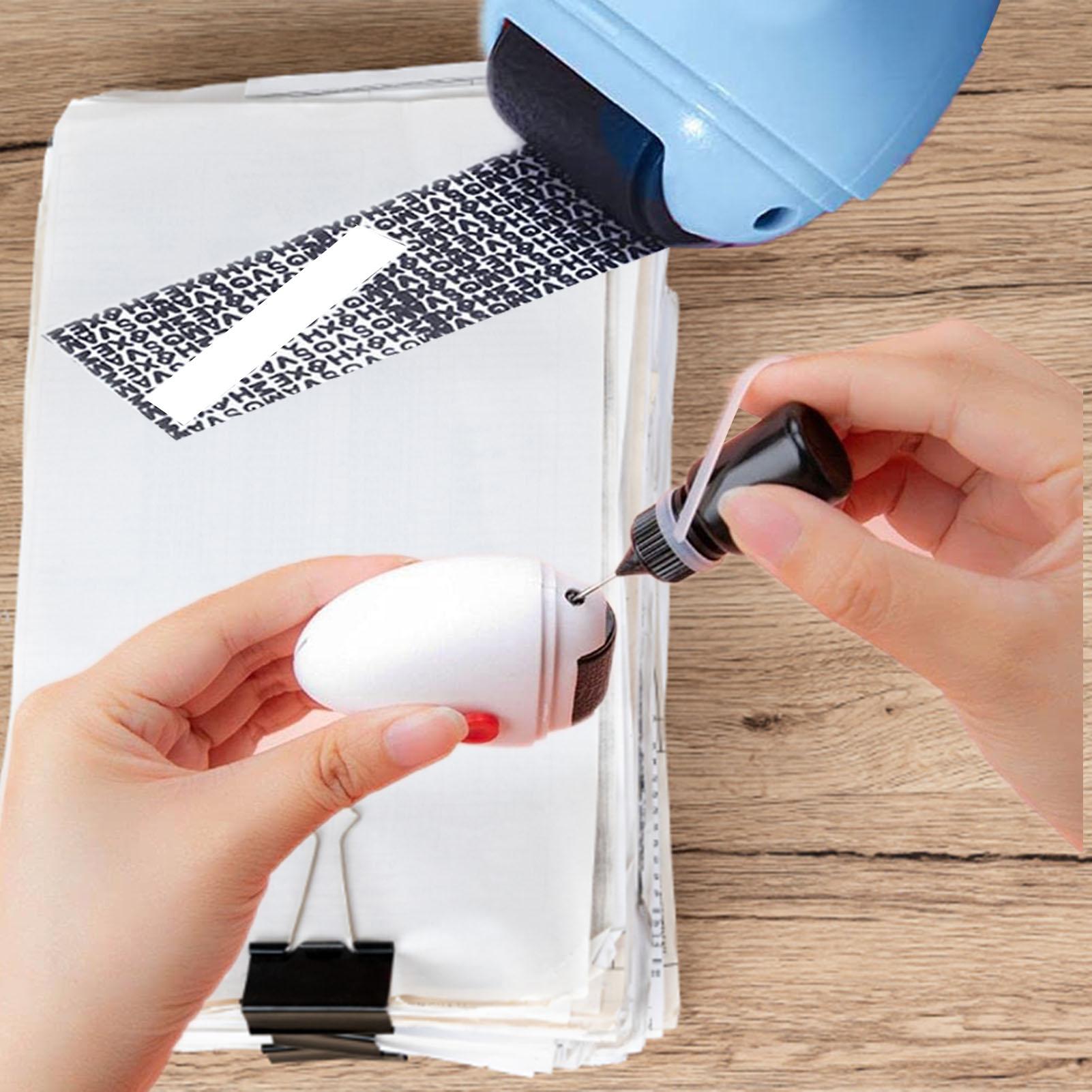 5ml Black Ink Oil Refills For  - Self Inking Stamp review and price