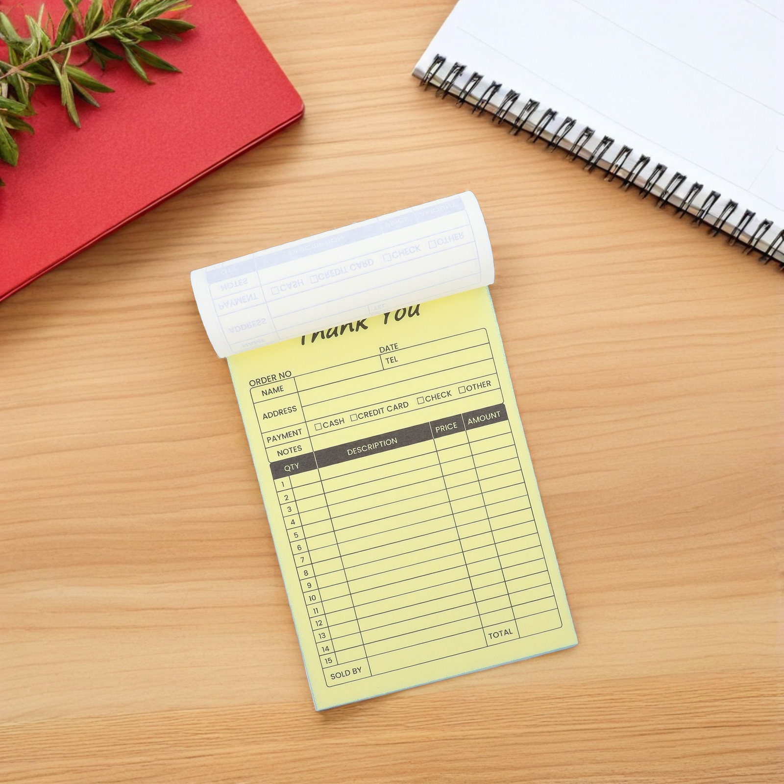 2Pcs Order Invoice Receipt Boo - Carbon Copy Book review and price