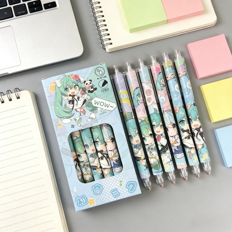 Hatsune Miku quick-drying gel  - Gel Ink Pen Set review and price