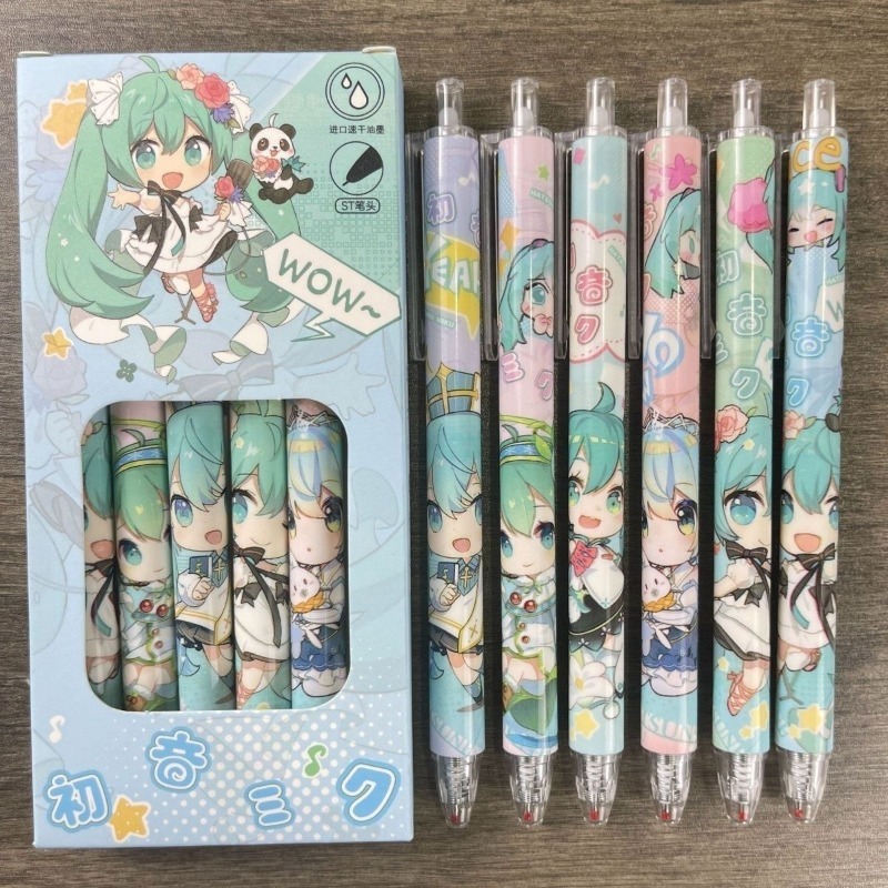 Hatsune Miku quick-drying gel  - Gel Ink Pen Set review and price