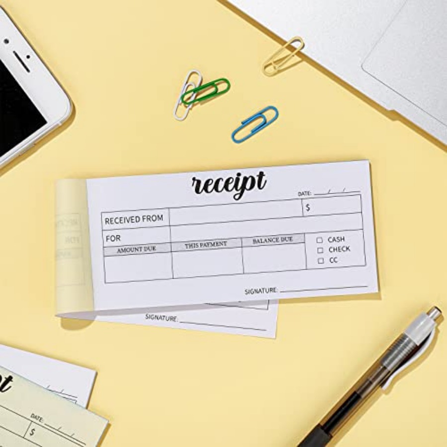 4 Pieces Receipt Books Carbonl - Carbon Copy Book review and price