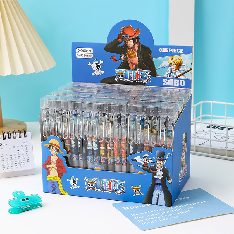 Anime One Piece 12/24Pcs Black - Gel Ink Pen Set review and price