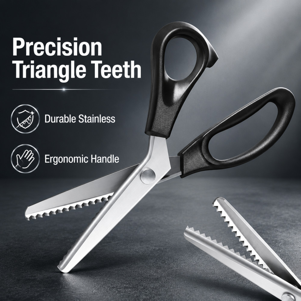 Stainless Steel Pinking Shears - Scissors Stainless Craft review and price