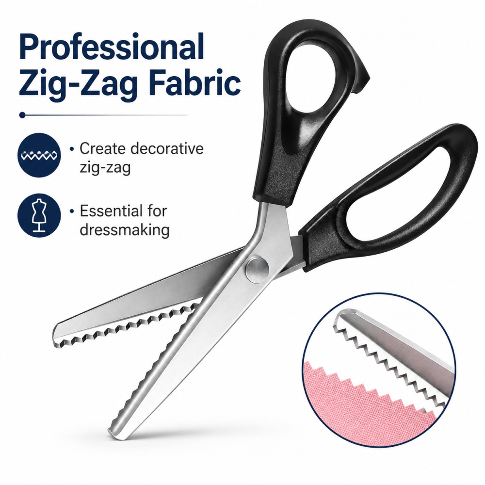 Stainless Steel Pinking Shears - Scissors Stainless Craft review and price