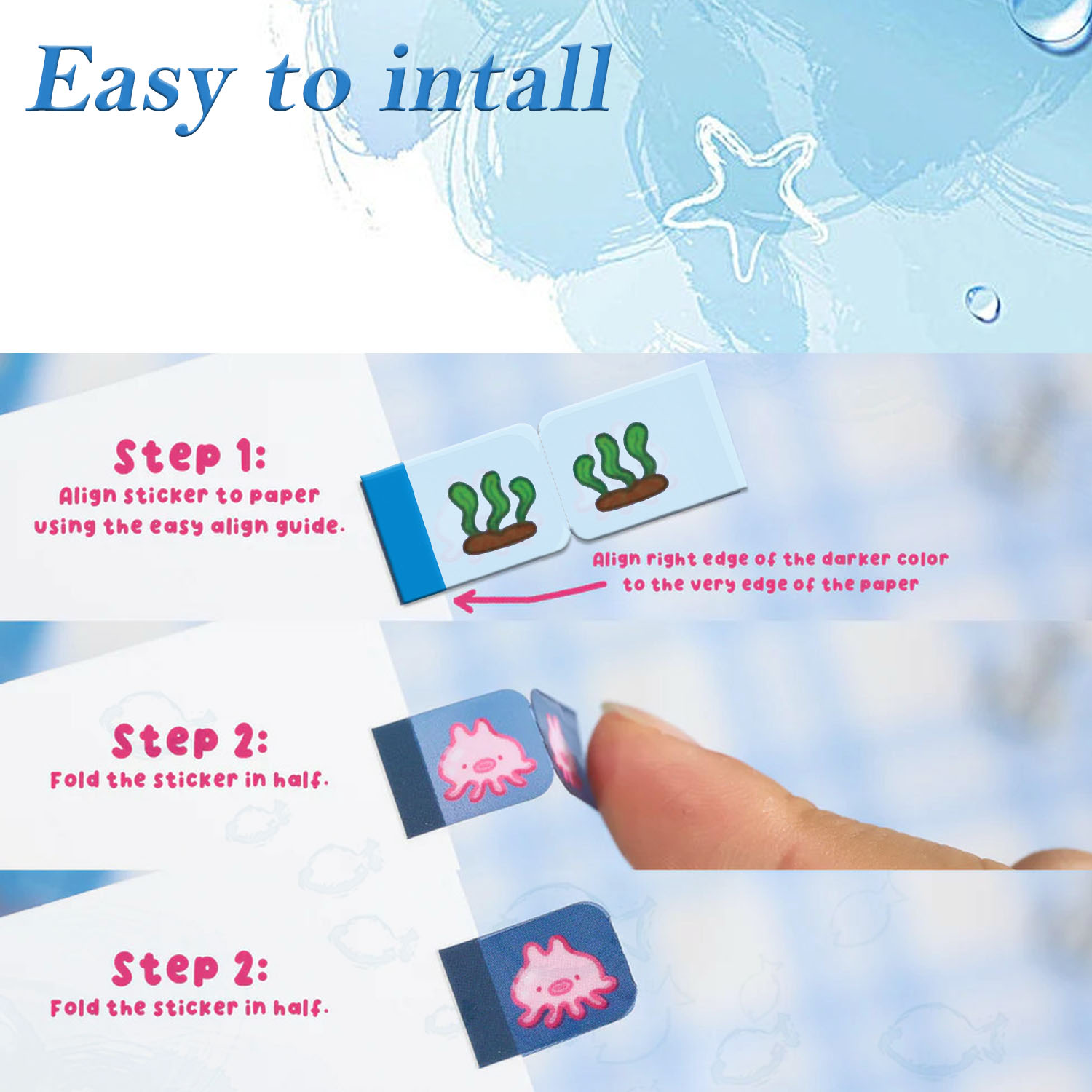 Sea Creature Lil Tab Stickers  - Index Tab Divider review and price
