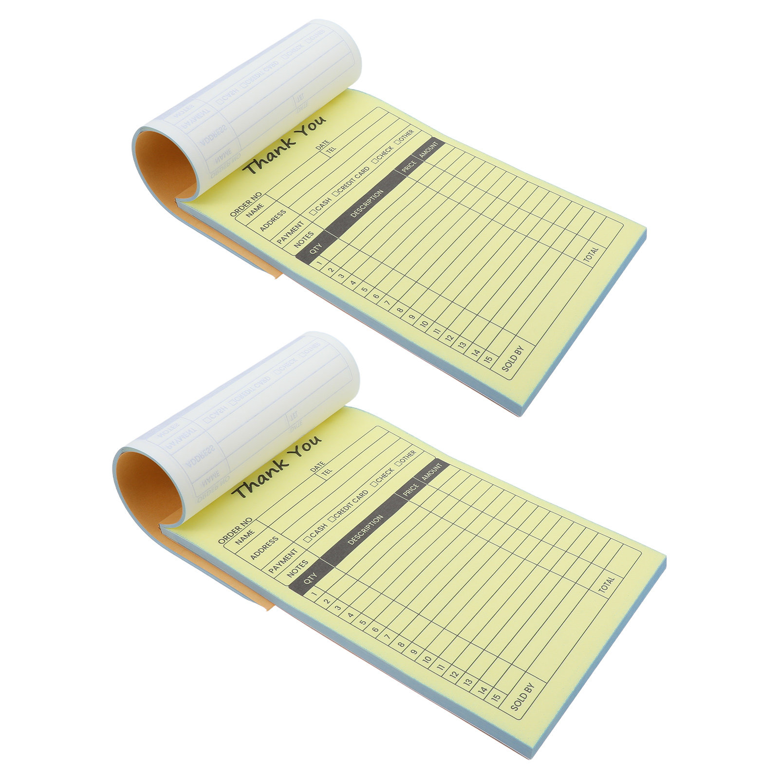 2Pcs 2-Part Receipt Book with  - Carbon Copy Book review and price
