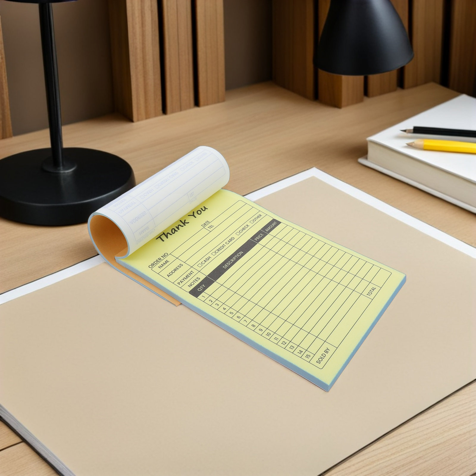 2Pcs 2-Part Receipt Book with  - Carbon Copy Book review and price
