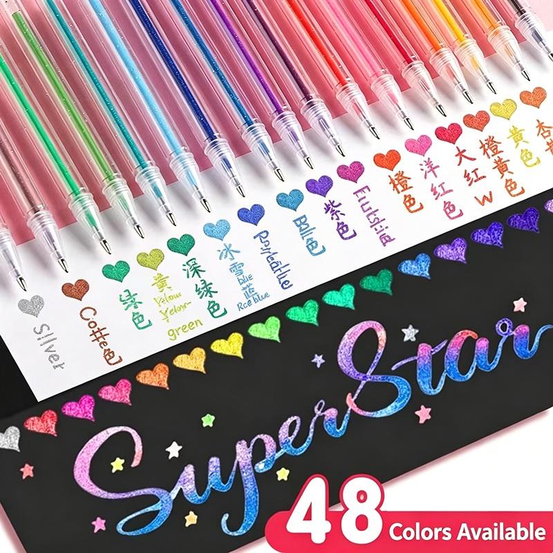 24/36/48PCS Glitter Gel Pen Se - Gel Ink Pen Set review and price