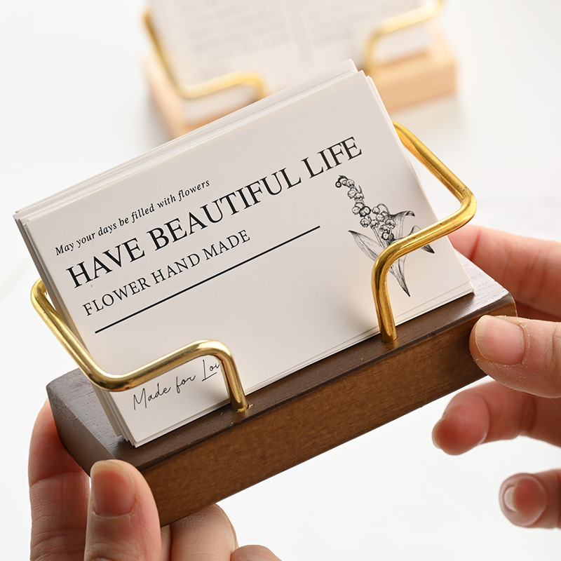 Wooden Business Card Holder Me - Desk Name Plate review and price