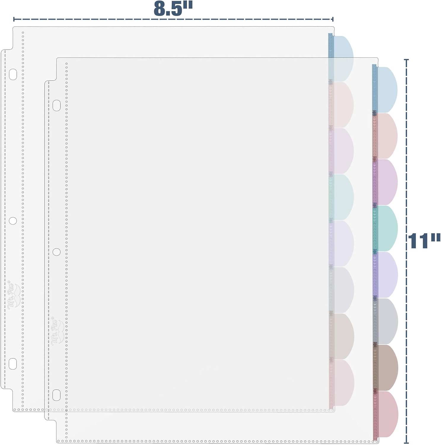 A4 Clear Sheet Protectors with - Index Tab Divider review and price
