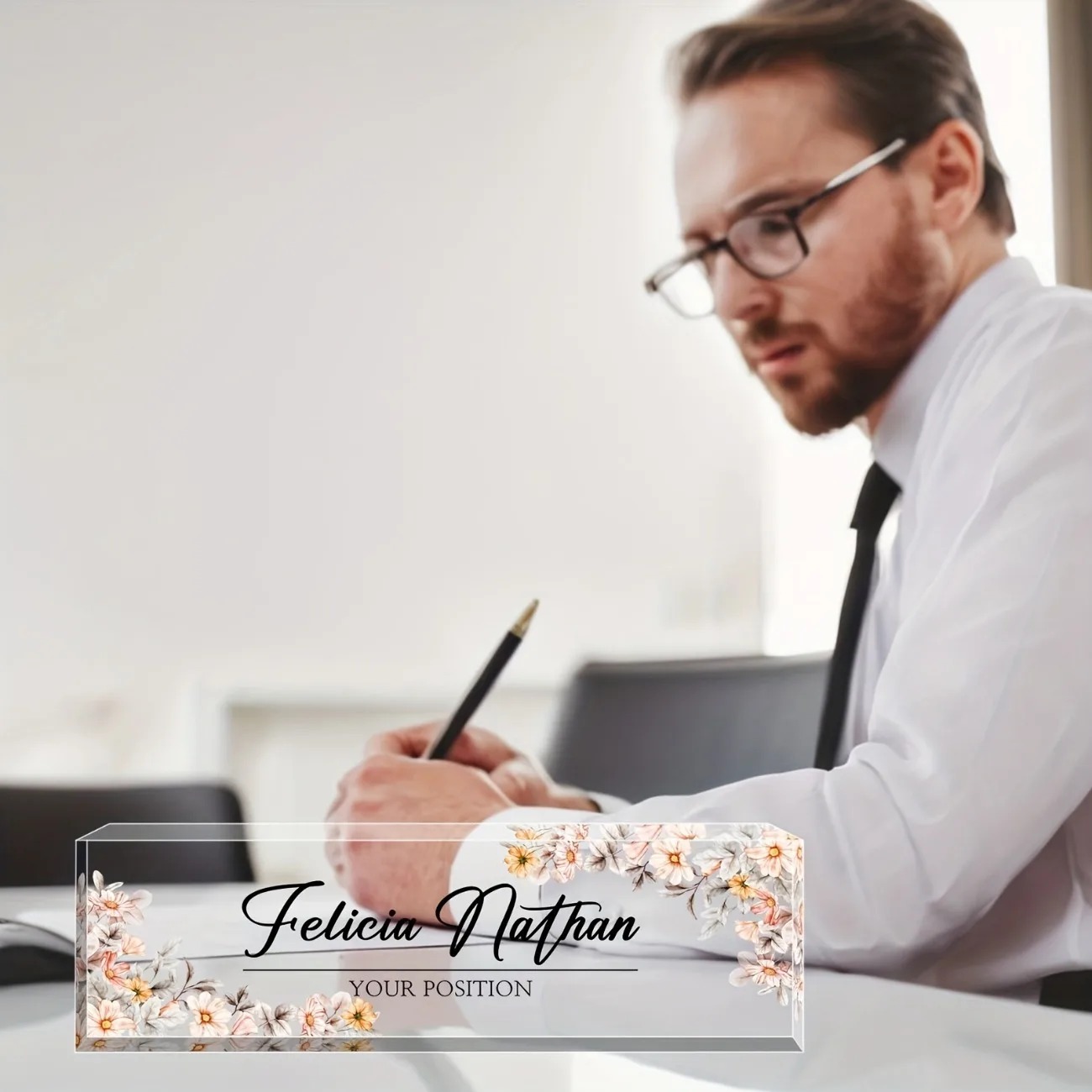 [2D Flat] Custom Acrylic Desk  - Desk Name Plate review and price