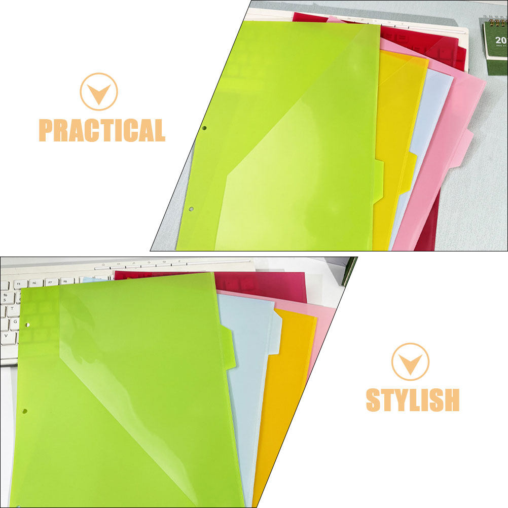 5Pcs Three Hole Index Page Fol - Index Tab Divider review and price