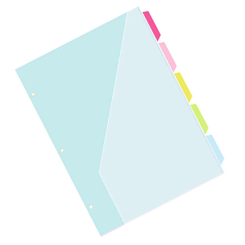 5Pcs Three Hole Index Page Fol - Index Tab Divider review and price
