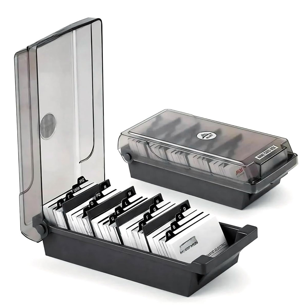 Desktop Business Card Box, Lar - Index Tab Divider review and price
