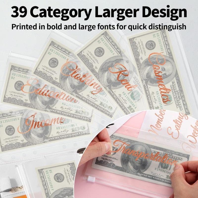 A6 PU Leather Budget Binder Ca - Planner Weekly Budget review and price