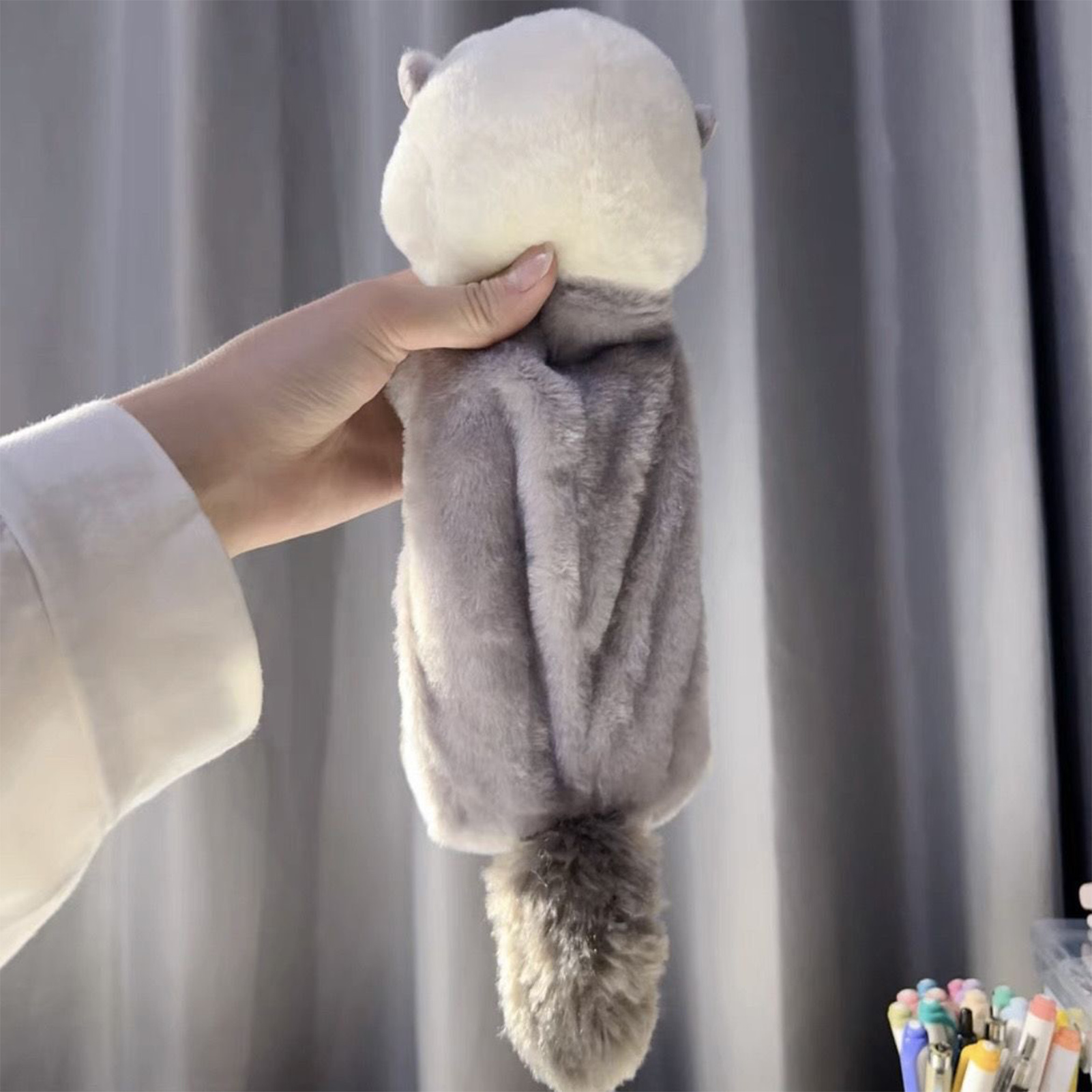Creative Plush Toy Pencil Case - Stationery Supply review and price