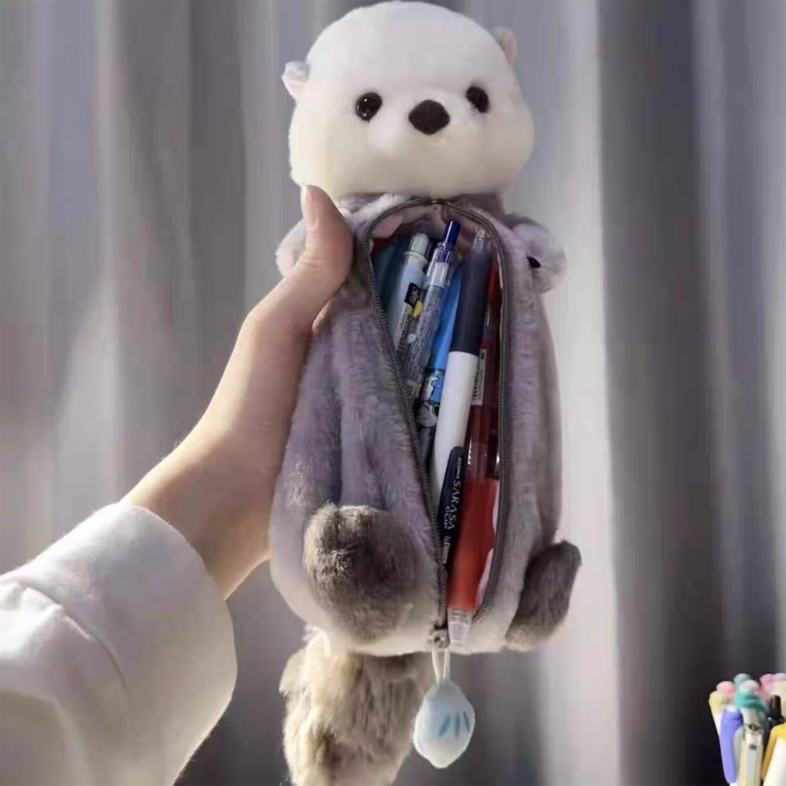 Creative Plush Toy Pencil Case - Stationery Supply review and price