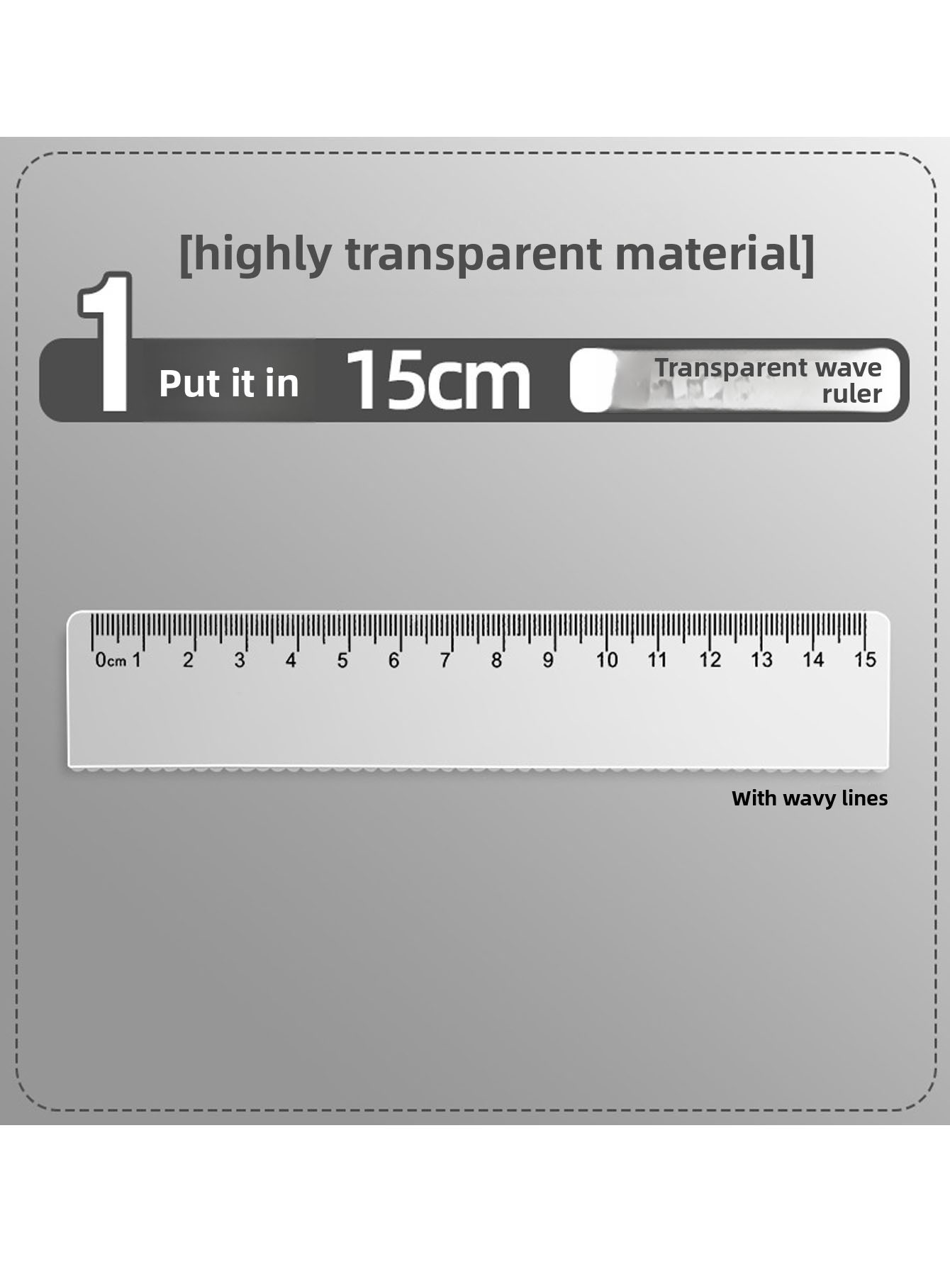 Transparent plastic ruler geom - Ruler Set Transparent review and price