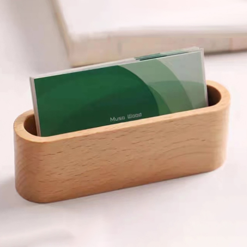 Business Card Holder Wooden Or - Desk Name Plate review and price