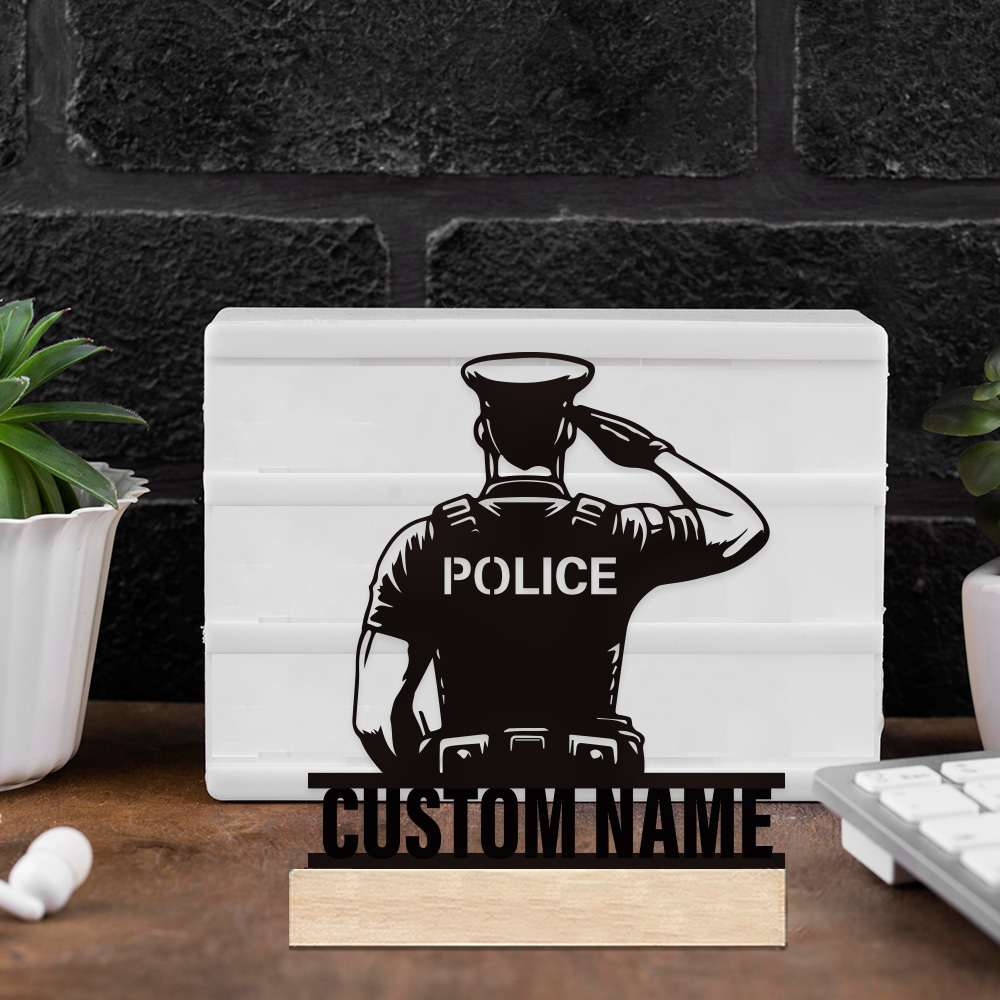 Personalized Metal Police Badg - Desk Name Plate review and price
