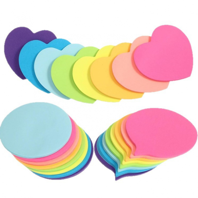 【3 Styles Heart Memo Pads】720  - Total Stationery & Office Supply review and price