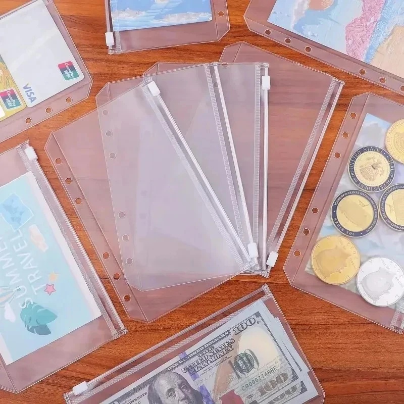 6/12/18pcs A6 A7 6-Hole Zipper - Planner Weekly Budget review and price