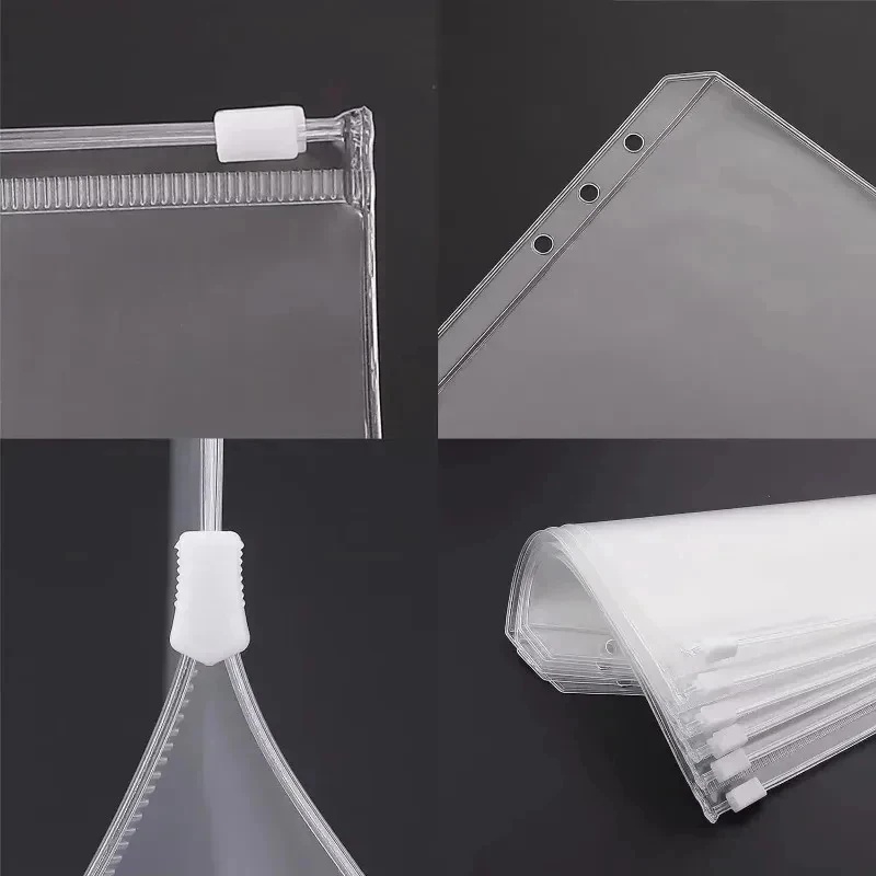 6/12/18pcs A6 A7 6-Hole Zipper - Planner Weekly Budget review and price