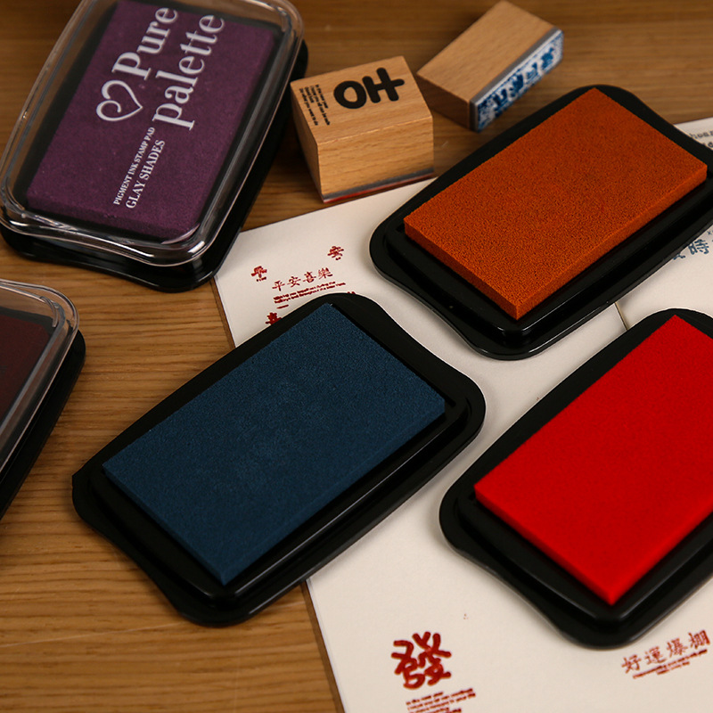 12 Colors Vintage Solid Color  - Self Inking Stamp review and price
