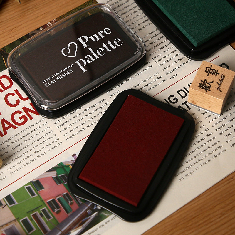 12 Colors Vintage Solid Color  - Self Inking Stamp review and price
