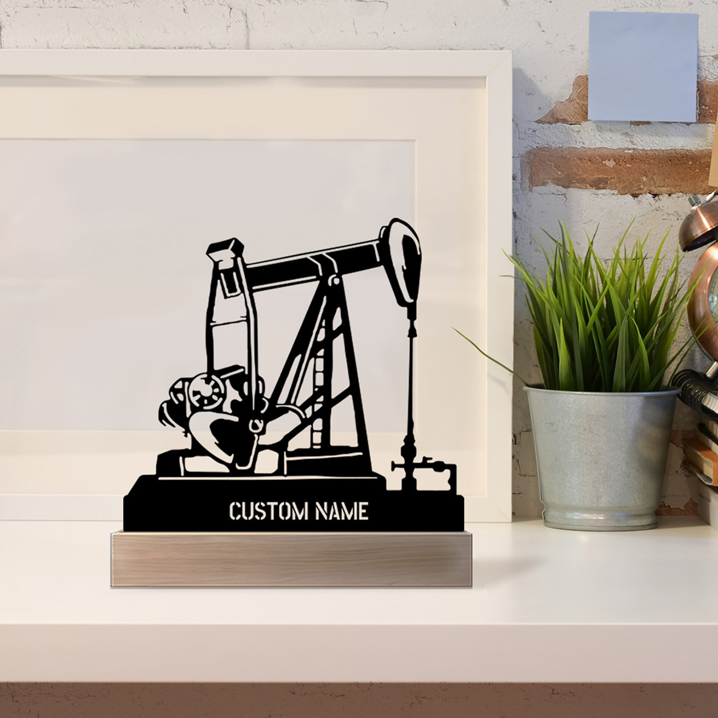 Personalized Oil Rig Desk Name - Desk Name Plate review and price