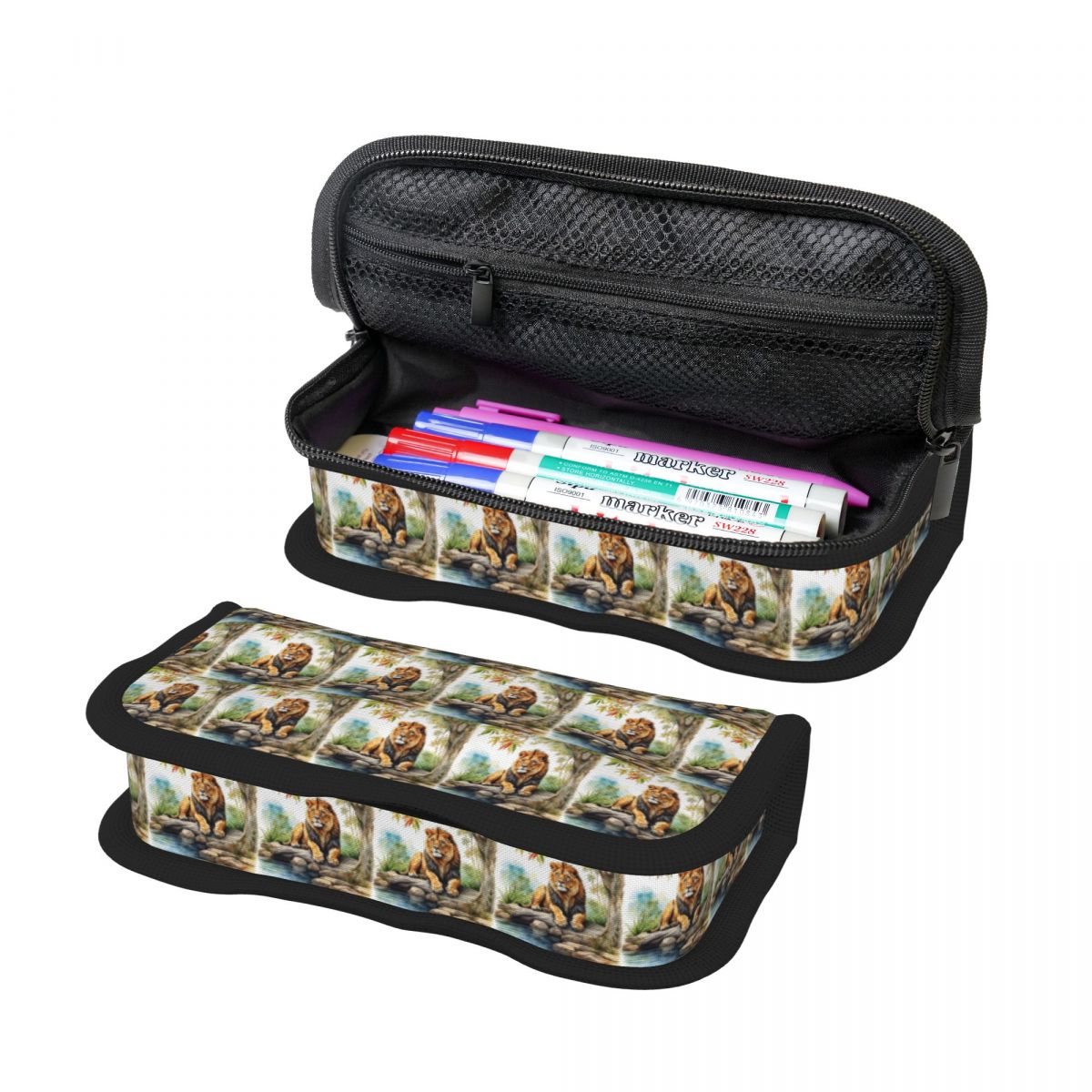 A Lion In A Forest Pencil Case - Lion Stationery & Office Supply(Kunshan)Co.Ltd review and price