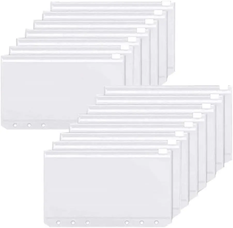 Binder Pockets A6 6-Hole Zippe - Planner Weekly Budget review and price