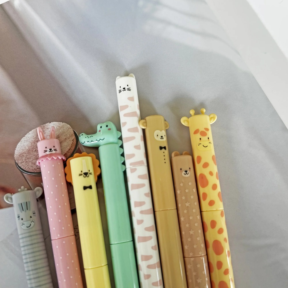 8pcs Kawaii Animal Head Press  - Lion Stationery & Office Supply(Kunshan)Co.Ltd review and price