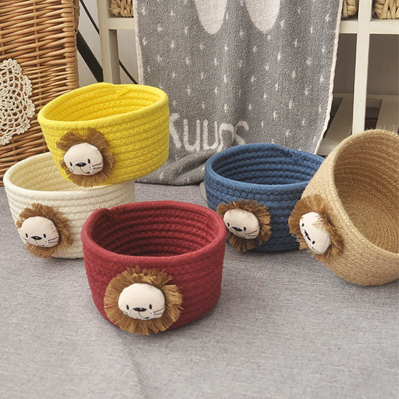 Cartoon Lion Woven Storage Bas - Lion Stationery & Office Supply(Kunshan)Co.Ltd review and price