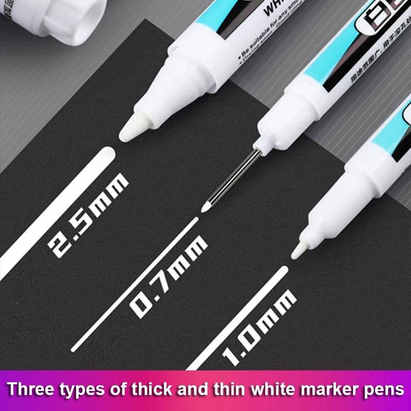 0.7/1.0/2.5MM White Permanent  - Correction Fluid White review and price